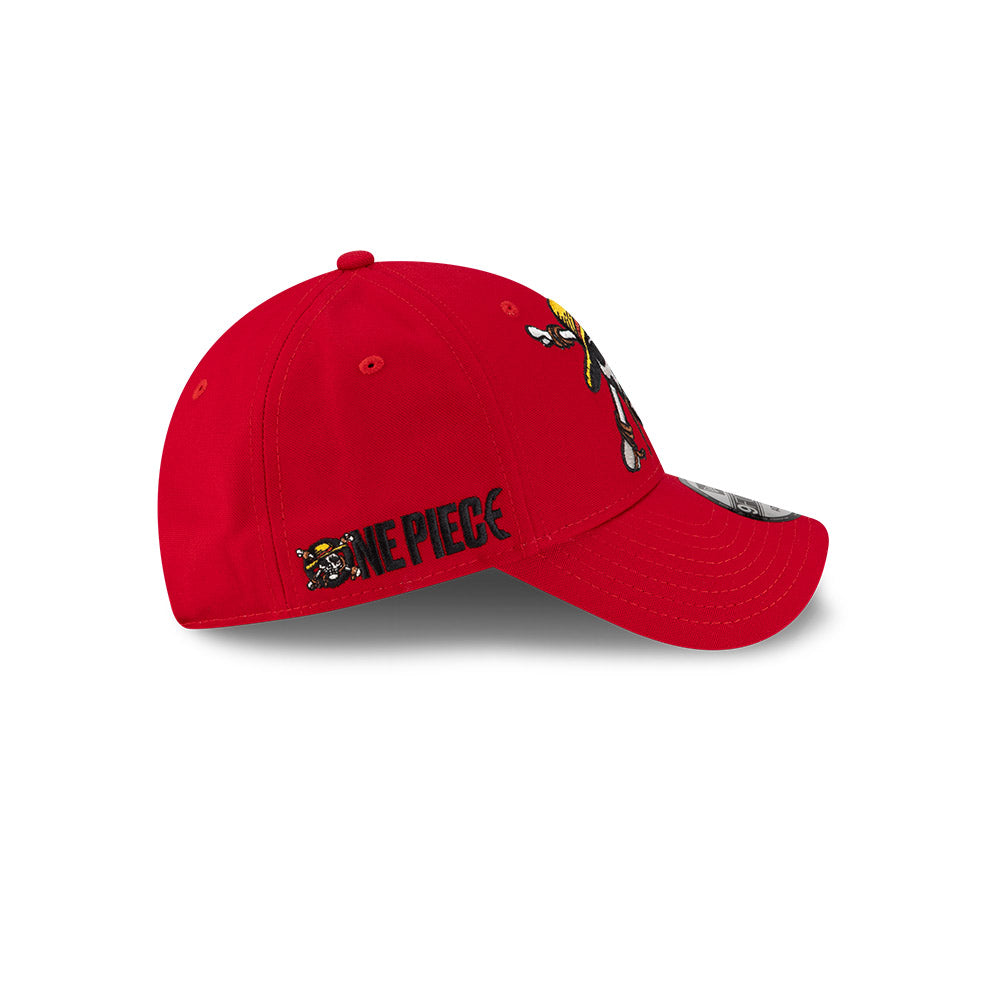 NEW ERA X ONE PIECE LUFFY SCARLET RED 9FORTY CAP