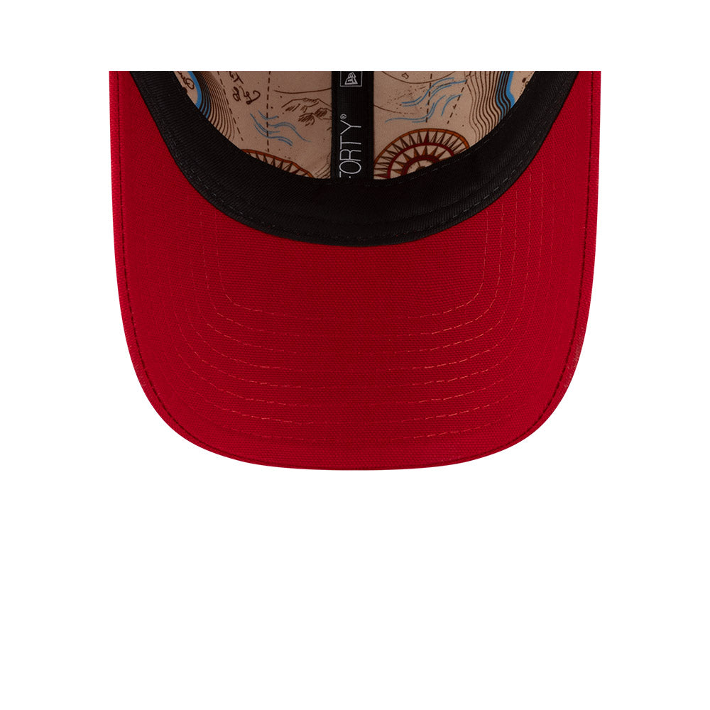 NEW ERA X ONE PIECE LUFFY SCARLET RED 9FORTY CAP