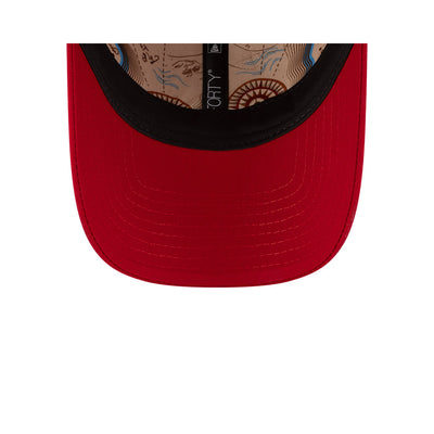NEW ERA X ONE PIECE LUFFY SCARLET RED 9FORTY CAP