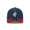 NBA CLASSIC EDITION 2025 CLEVELAND CAVALIERS 2-TONE RED VISOR DARK BLUE 9FORTY MC CAP
