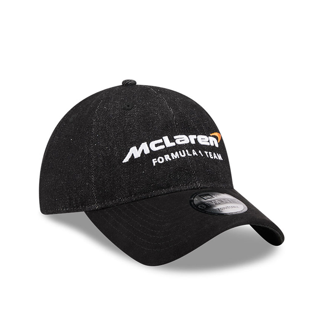 NEW ERA X MCLAREN FORMULA 1 TEAM DENIM BLACK 9TWENTY CAP