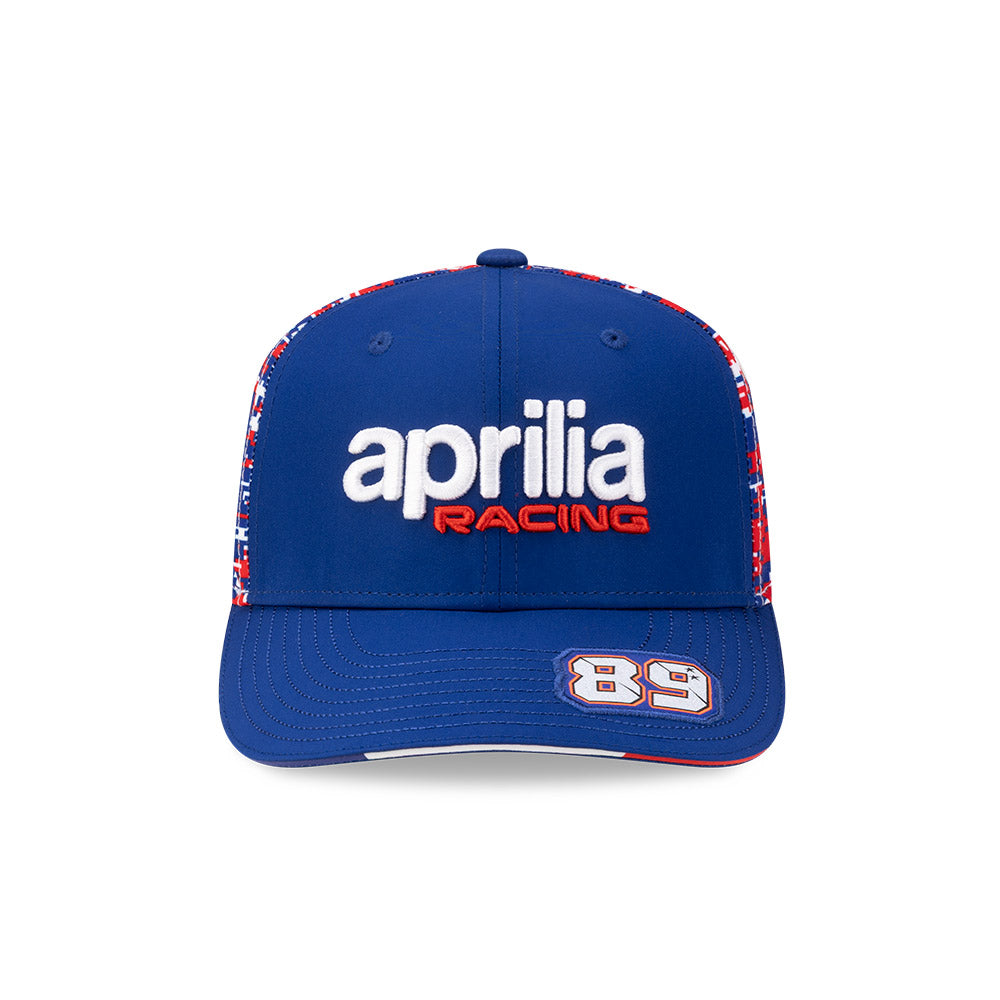 APRILIA RACING LE MANS JORGE MARTIN 89 BLUE 9SEVENTY STRETCH SNAP CAP ...