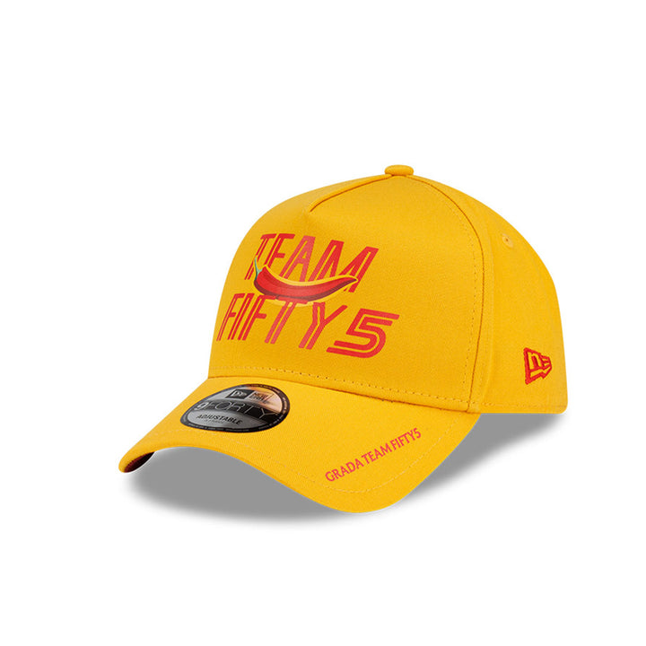 NEW ERA X TEAM FIFTY5 GRANDSTAND DARK YELLOW 9FORTY A-FRAME CAP