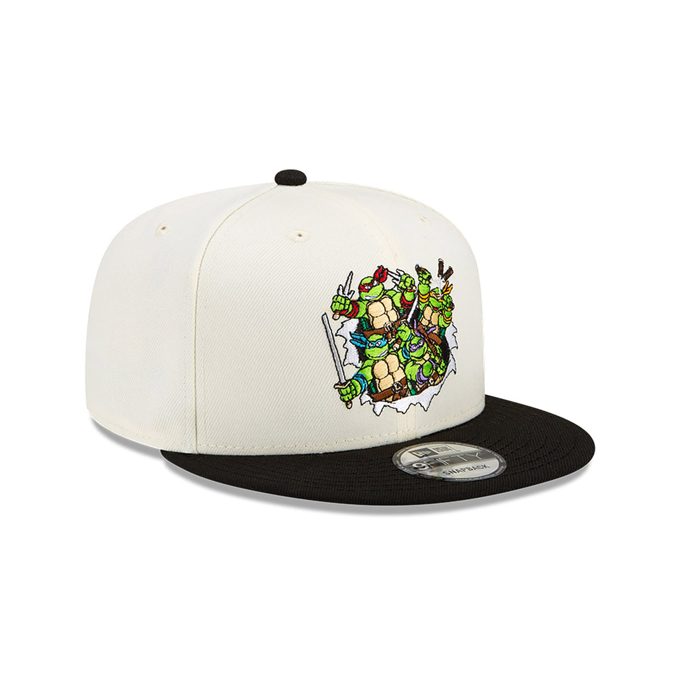 NEW ERA X TEENAGE MUTANT NINJA TURTLES WHITE 9FIFTY CAP