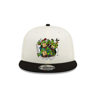 NEW ERA X TEENAGE MUTANT NINJA TURTLES WHITE 9FIFTY CAP