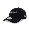 NEW ERA NEW YORK SCRIPT BLACK CASUAL CLASSIC CAP