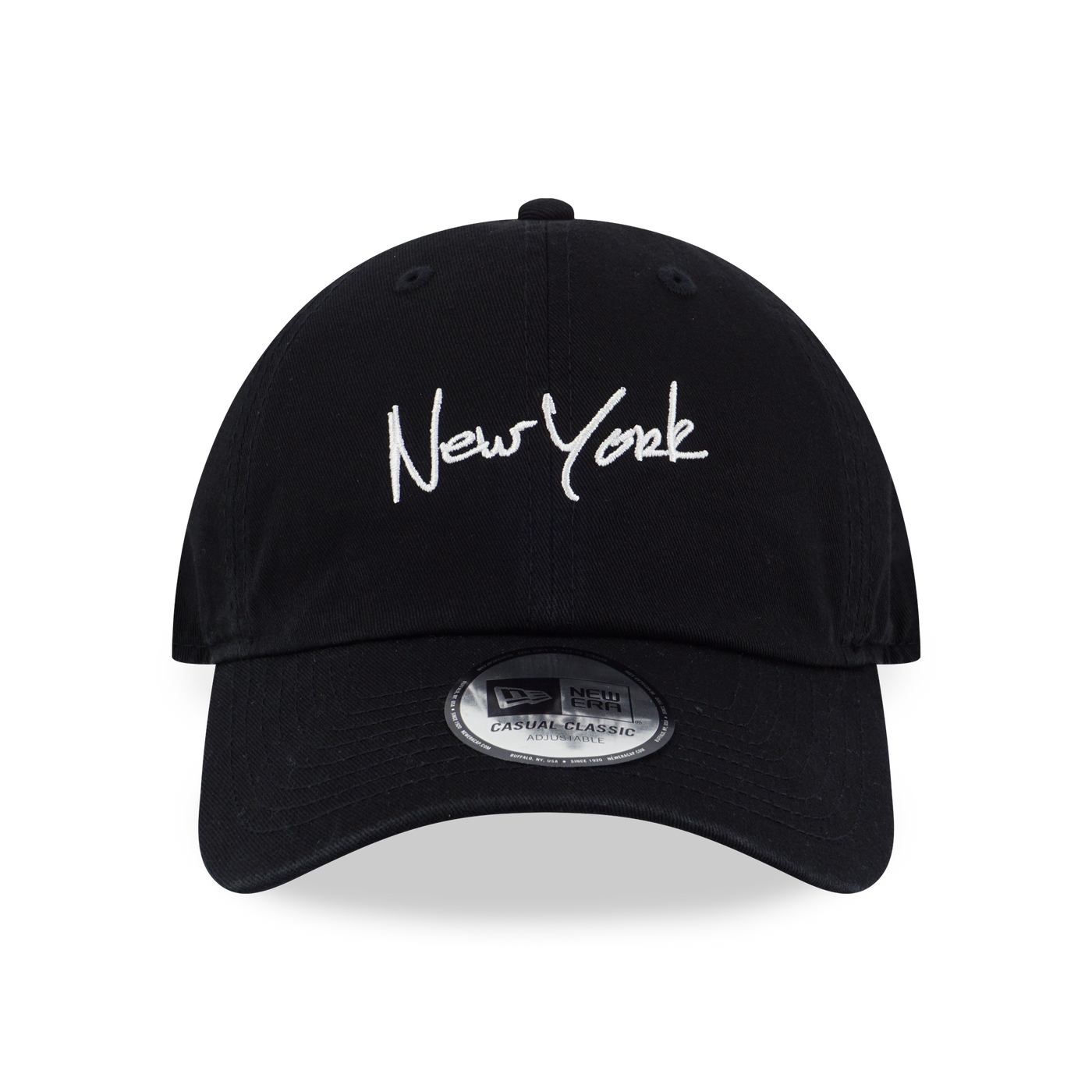 NEW ERA NEW YORK SCRIPT BLACK CASUAL CLASSIC CAP