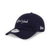 NEW ERA NEW YORK SCRIPT NAVY CASUAL CLASSIC CAP