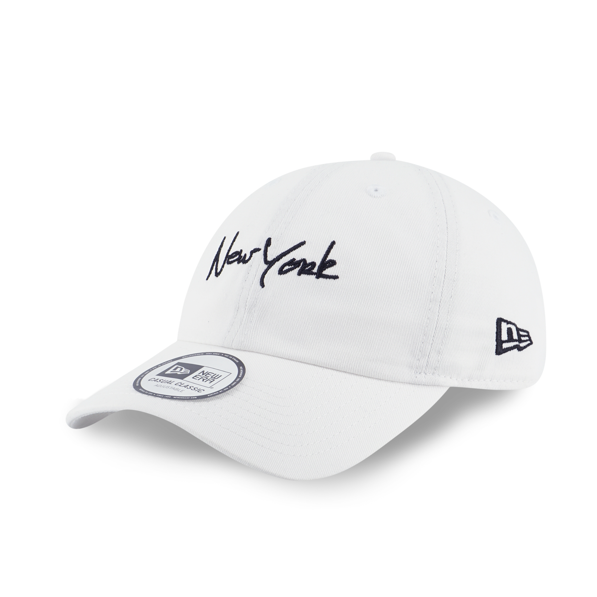 NEW ERA NEW YORK SCRIPT WHITE CASUAL CLASSIC CAP – New Era Hong Kong