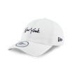 NEW ERA NEW YORK SCRIPT WHITE CASUAL CLASSIC CAP