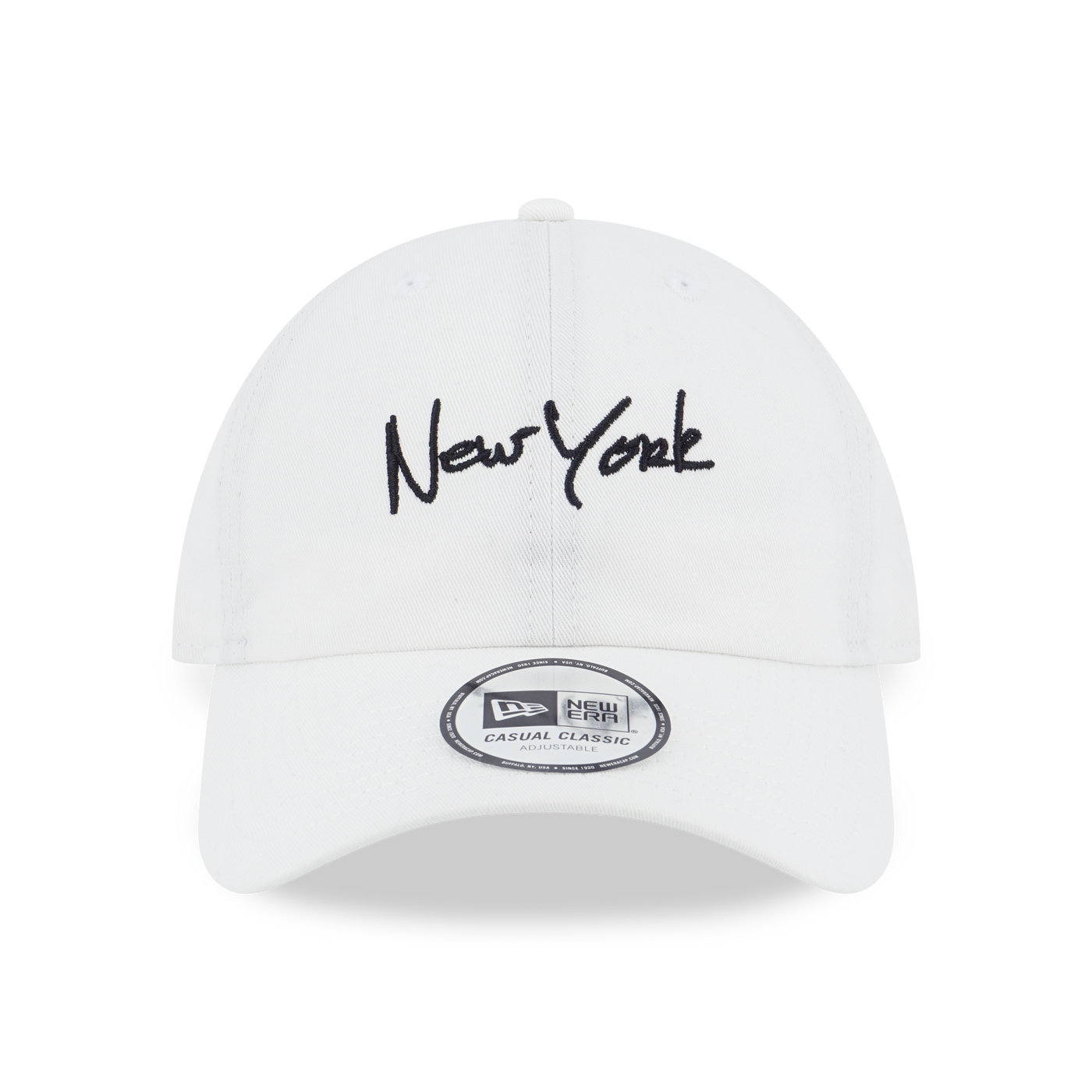 NEW ERA NEW YORK SCRIPT WHITE CASUAL CLASSIC CAP