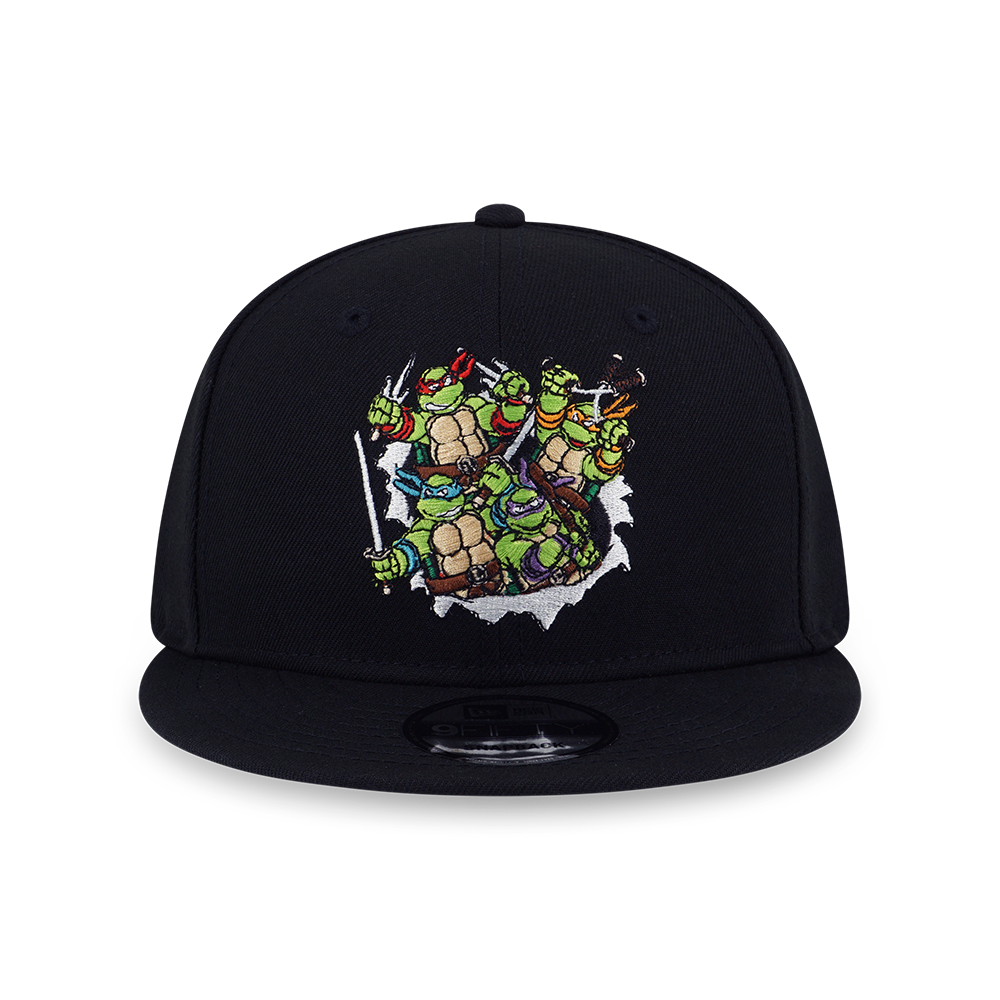 NEW ERA X TEENAGE MUTANT NINJA TURTLES BLACK 9FIFTY CAP