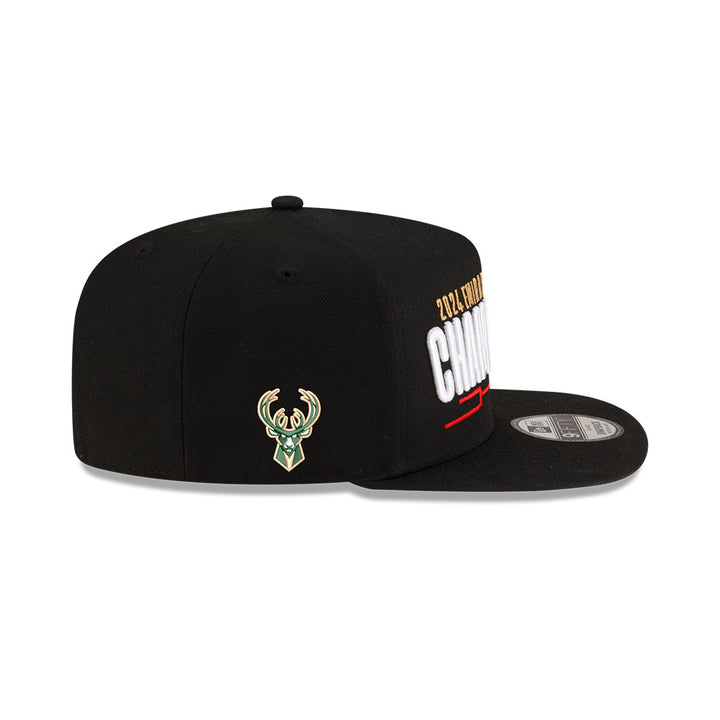キャップ NEW ERA NBA CHAMPION HS5D0006 Men's Milwaukee Bucks New Era Black 2024 NBA Cup Champions