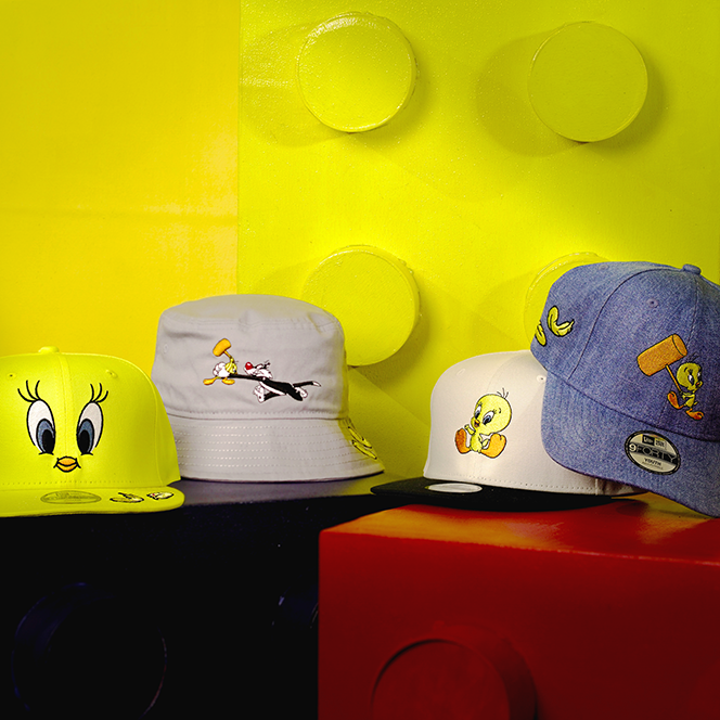 LOONEY TUNES TWEETY & SYLVERSTER GRAY KIDS BUCKET 01