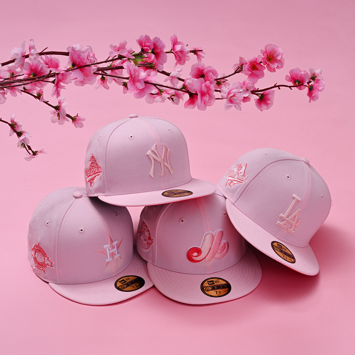 New Era 59FIFTY LAキャップ 7 3/8 59FIFTY PACK - SAKURA MONTREAL EXPOS COOPERSTOWN LAVA RED