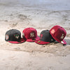 59FIFTY PACK - FESTIVAL CHICAGO CUBS COOPERSTOWN CARDINAL VISOR BLACK 59FIFTY CAP