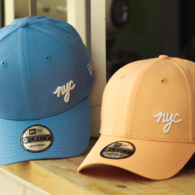 NEW ERA NYC METAL BADGE CAROLINA BLUE 9FORTY CAP