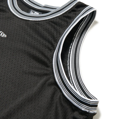 NEW ERA BASKETBALL BLACK MESH TANK