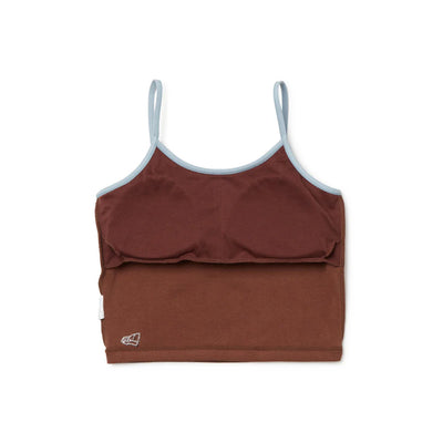 NEW ERA BROWN WOMEN PADDED CAMISOLE