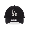 BASIC SILVER MLB LOS ANGELES DODGERS LOGO BLACK 9FORTY CAP