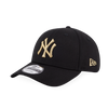 BASIC GOLD MLB NEW YORK YANKEES LOGO BLACK 9FORTY CAP