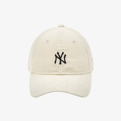 NEW YORK YANKEES CORDUROY OPEN WHITE 9FORTY UNST CAP