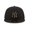 NEW YORK YANKEES MLB METAL BADGE BLACK 9FIFTY  CAP