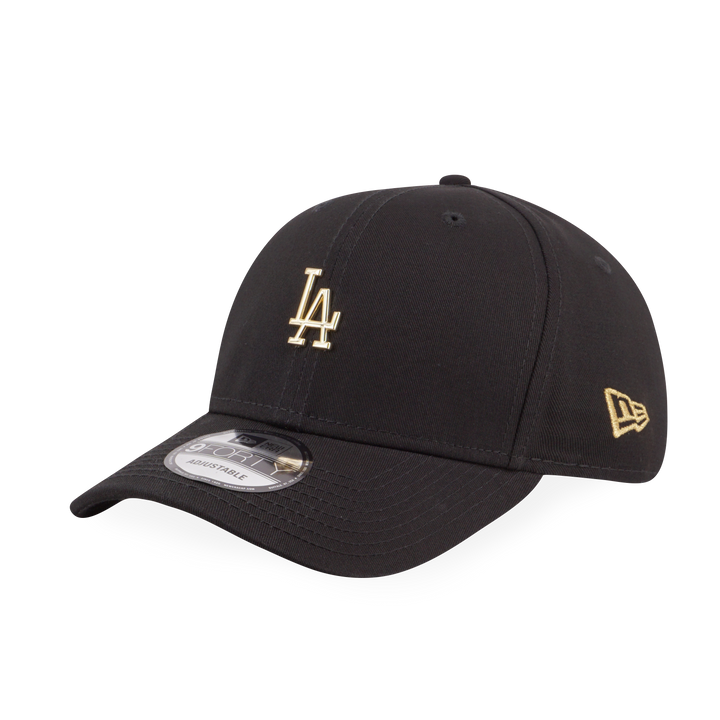 LOS ANGELES DODGERS MLB METAL BADGE BLACK 9FORTY CAP – New