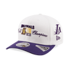 LOS ANGELES LAKERS NBA CHAMP WHITE 9FIFTY STRETCH SNAP CAP