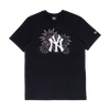 NEW YORK YANKEESFIREWORKS BLACK SHORT SLEEVE T-SHIRT