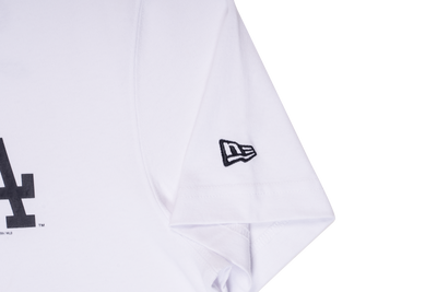 LOS ANGELES DODGERS CORE BASIC WHITE SHORT SLEEVE T-SHIRT
