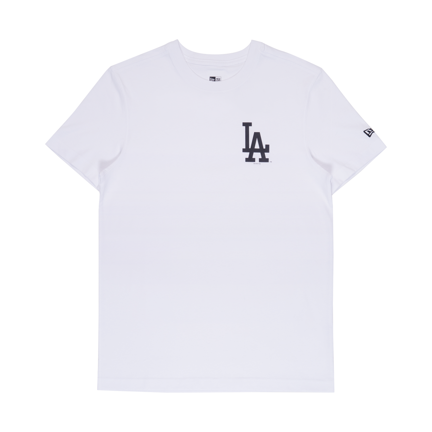 LOS ANGELES DODGERS CORE BASIC WHITE SHORT SLEEVE T-SHIRT