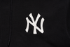 NEW YORK YANKEES MLB CHAIN STITCH BLACK ZIP FRONT HOODIE