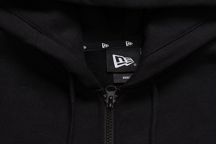 NEW YORK YANKEES MLB CHAIN STITCH BLACK ZIP FRONT HOODIE
