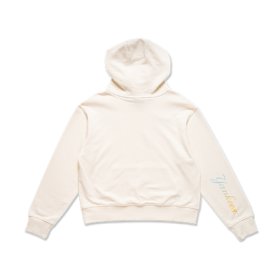 NEW YORK YANKEES MLB WOMEN IVORY HOODIE