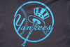 NEW YORK YANKEES MLB WOMEN GRAPHITE SHORT SLEEVE CROP T-SHIRT