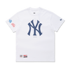 NEW YORK YANKEES DODGERS–YANKEES RIVALRY WHITE SHORT SLEEVE T-SHIRT