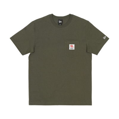 NEW ERA NE POCKET TEE ARMY KHAKI  SHORT SLEEVE T-SHIRT