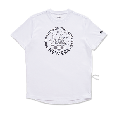 NEW ERA MOUNTAIN LOGO WHITE SHORT SLEEVE T-SHIRT