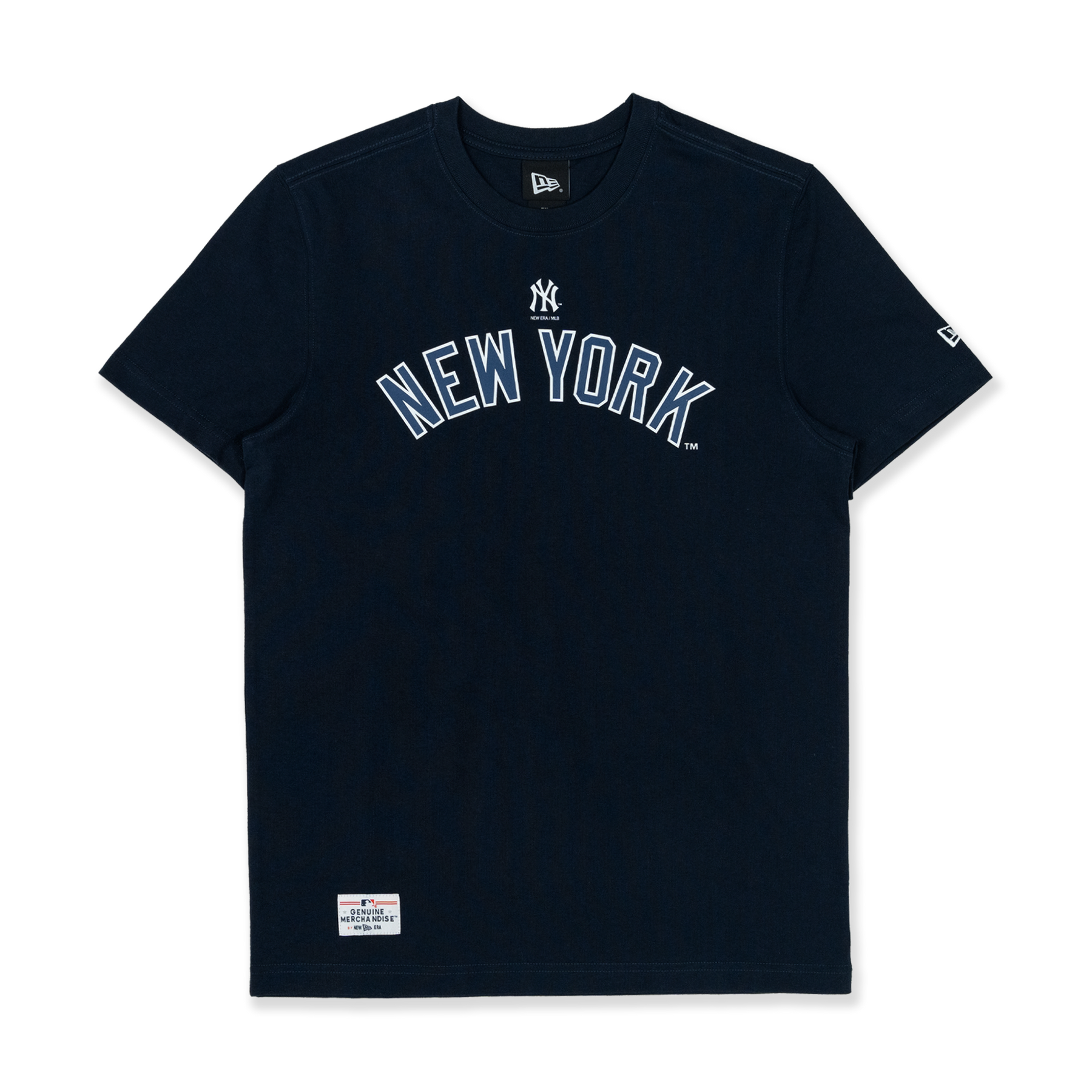 Tee Shirt Headline Back New York Yankees Bleu Marine