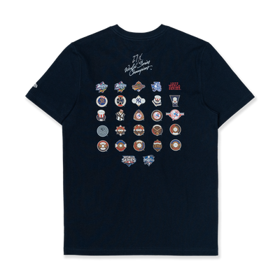 NEW YORK YANKEES MLB WORLD SERIES ICON NAVY SHORT SLEEVE T-SHIRT