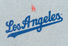 LOS ANGELES DODGERS MLB WORLD SERIES ICON HEATHER GRAY SHORT SLEEVE T-SHIRT