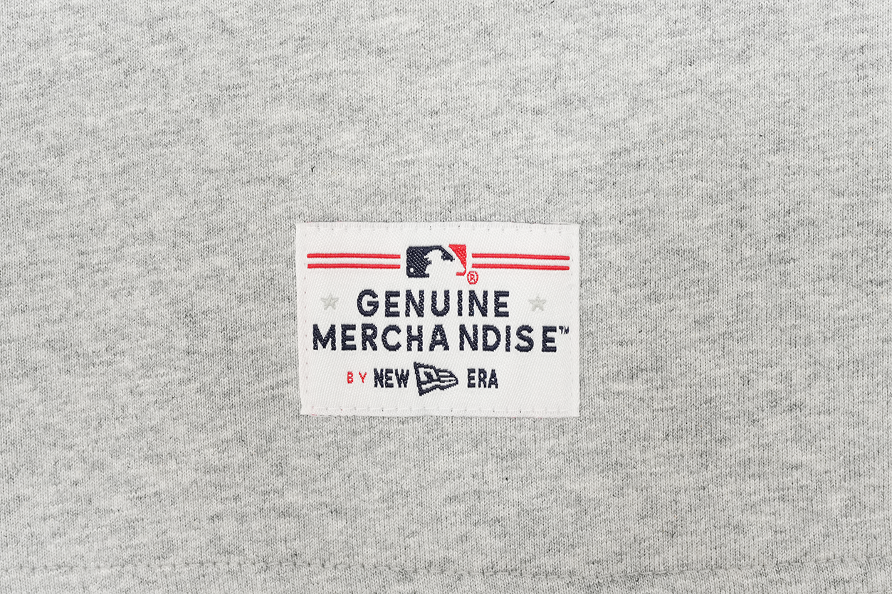 LOS ANGELES DODGERS MLB TILE PATTERN HEATHER GRAY SHORT SLEEVE T-SHIRT