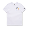 MAPLE LEAVES WHITE SHORT SLEEVE T-SHIRT