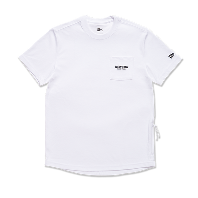 NEW ERA ENGRAVING MOUNTAIN WHITE SHORT SLEEVE T-SHIRT
