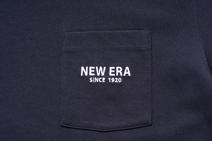 NEW ERA ENGRAVING MOUNTAIN NAVY SHORT SLEEVE T-SHIRT