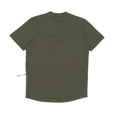 NEW ERA OUTDOOR POCKET TEE ARMY KHAKI SHORT SLEEVE T-SHIRT