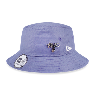 NEW ERA NYC METAL BADGE SLATE PURPLE BUCKET