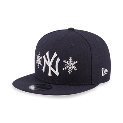 MLB SNOWFLAKES NEW YORK YANKEES NAVY 9FIFTY CAP