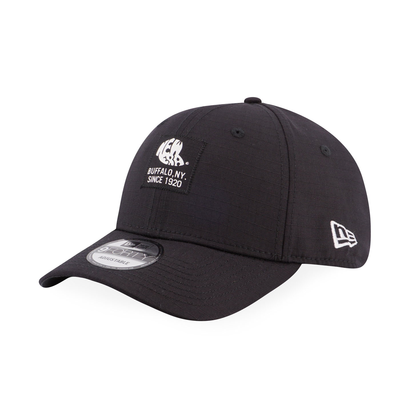 NEW ERA WASHED RIPSTOP BLACK 9FORTY CAP